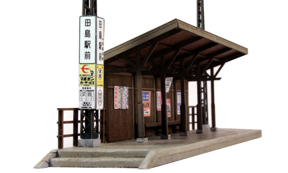 No.606市電架線柱組込完成見本 No.606市電架線柱組込完成見本